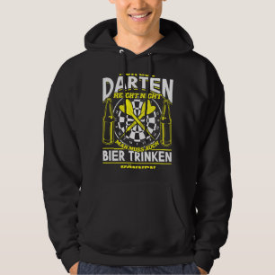 Beer Funny Dart Saying Beer Humour Darts Men Hoodie
