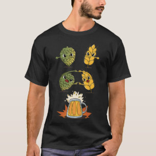 Beer Fusion Dance Funny Beer Joke Homebrew Beer Cr T-Shirt