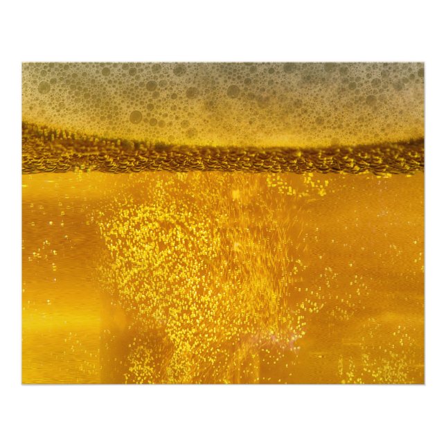 Beer Galaxy a Celestial Quenching Foam Photo Print (Front)