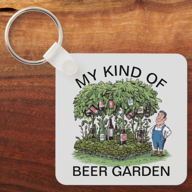 Beer Garden Keychain (Front)