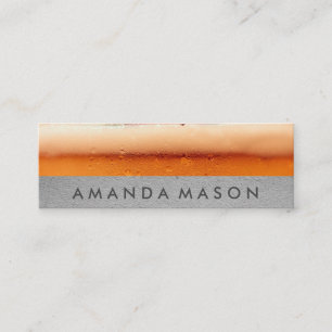 Beer Glass   Brewery Mini Business Card