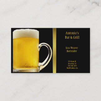 Beer Glass Business Card