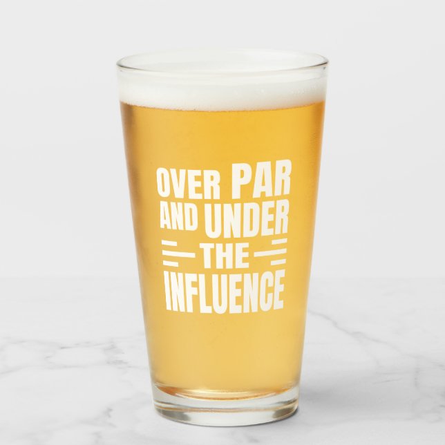 Beer Glass Golf Par (Front Filled)