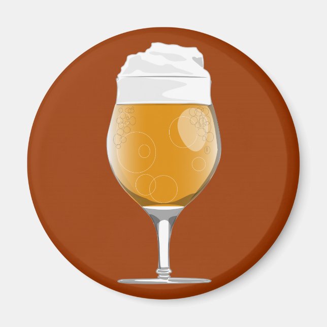 Beer glass magnet (Front)