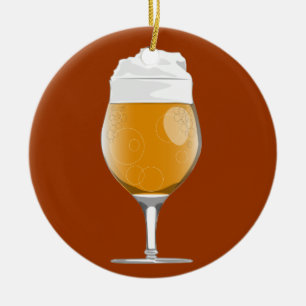 Beer glass ornament