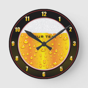 Beer Glass Wall Clock