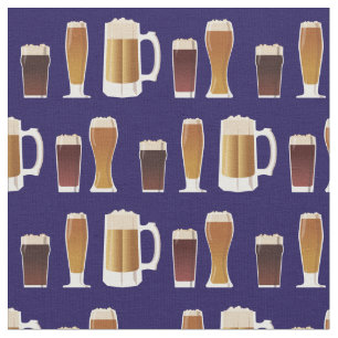 Beer Glasses Cute Bar Alcohol Men's Fabric