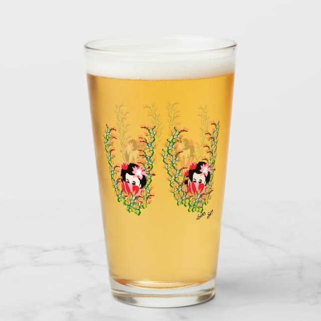 Beer Glasses :   Look Within (Front Filled)