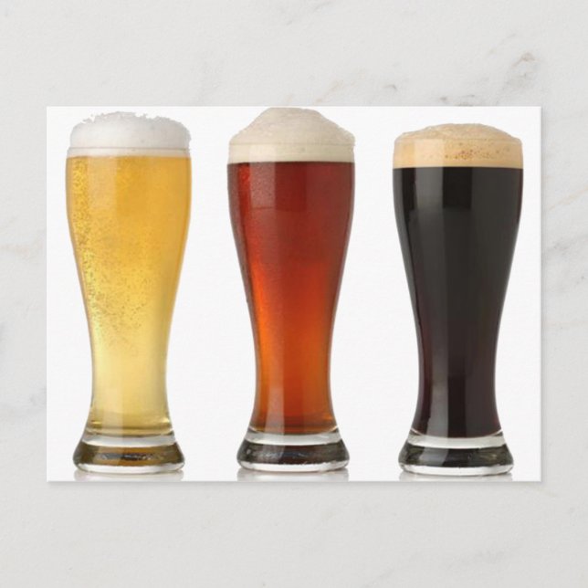 beer glasses.png postcard (Front)