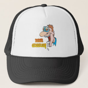 BEER GOGGLES funny drinking design Trucker Hat