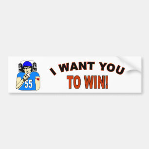 Beer Hat Sammy Bumper Sticker