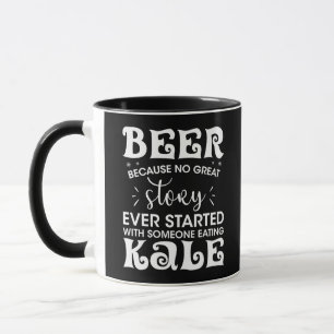 Beer Healthy drinking Alcohol anecdotes Kale Humou Mug