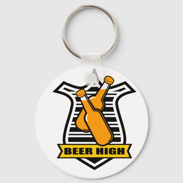 beer high keychain (Front)