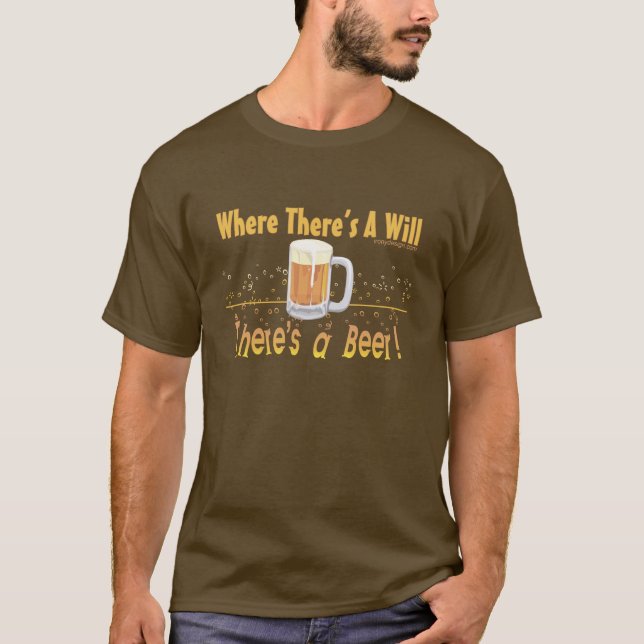 Beer Humour T-Shirt (Front)