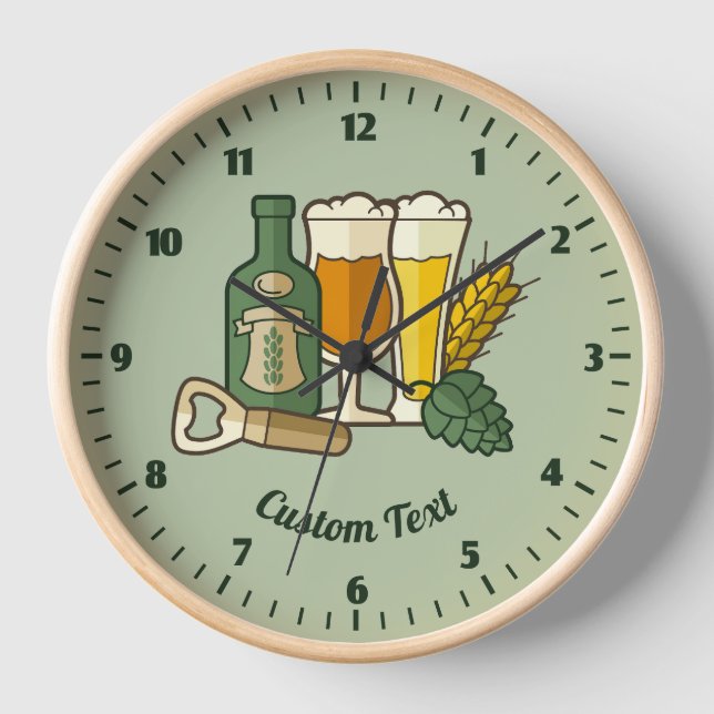 Beer Icons Clock (Front)