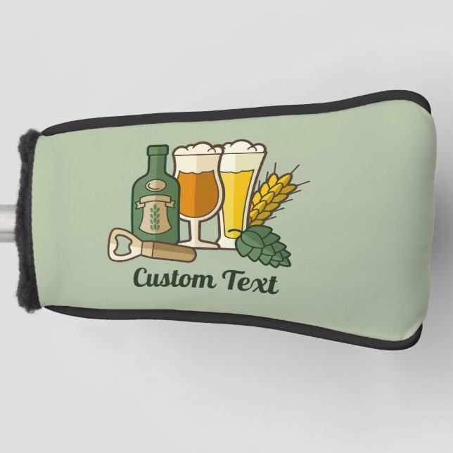 Beer Icons Golf Head Cover (Front)