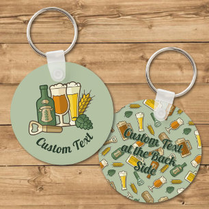 Beer Icons Keychain