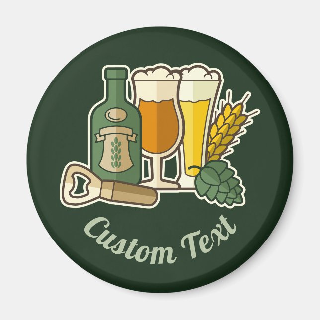 Beer Icons Magnet (Front)