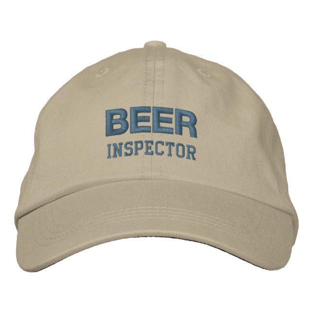 BEER INSPECTOR cap (monotone) (Front)