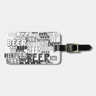 Beer is love, beer is life luggage tag