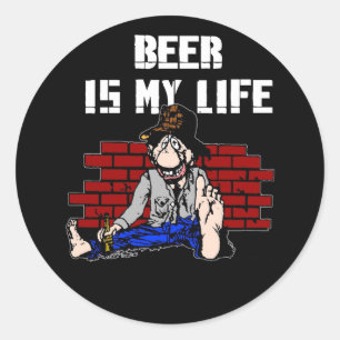 Beer is My Life Stickers