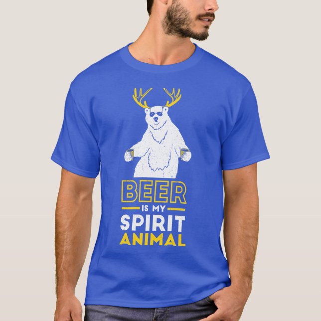 Beer is my spirit Animal T-Shirt (Front)