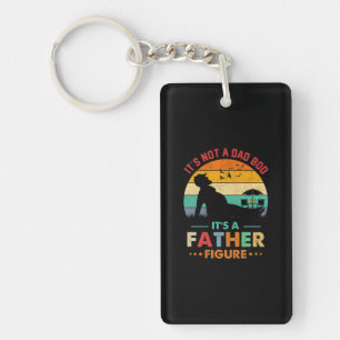 Beer It's Not A Dad Bod It's A Father Figure Beer Keychain