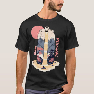 Beer japanese landscape T-Shirt
