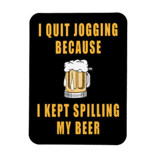 Beer Jogging Magnet
