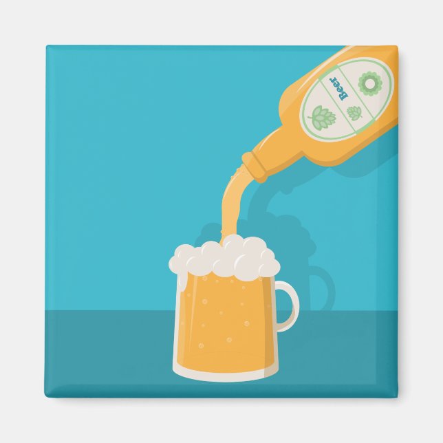 Beer - Kitchen Magnet (Front)