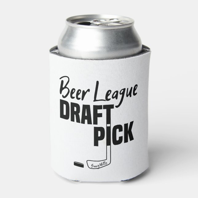 Beer League Hockey Player Draught Pick Coozie (Can Front)