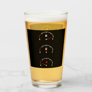 Beer level for your beer glass fuel to empty gauge