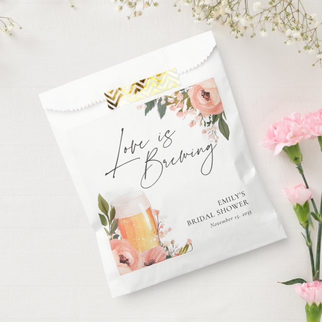 Beer Love is Brewing Bridal Shower Favour Bag (Sealed)