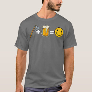 Beer Lover Axe Throwing Gift T-Shirt