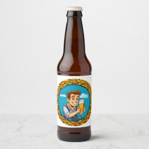 Beer Lover Bottle Label