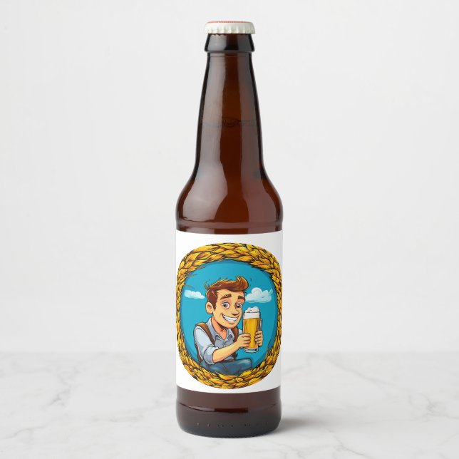 Beer Lover Bottle Label (Front)