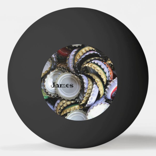 Beer Lover Cool and Trendy Ping Pong Ball (Front)
