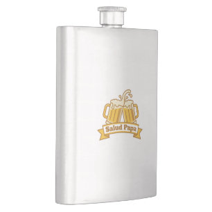 Beer Lover Father's Day  Hip Flask