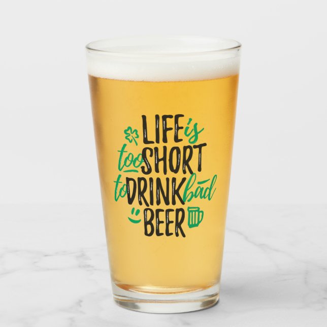 Beer Lover Glass Cup (Front Filled)