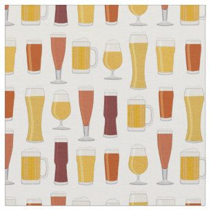 Beer Lover Print Fabric