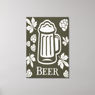 Beer Lovers Canvas Print