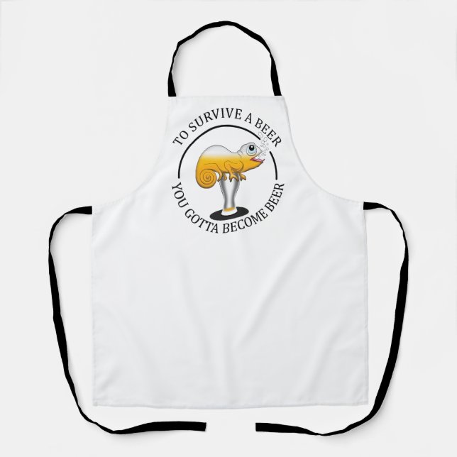 Beer Lover's Funny Quote - Beer Apron (Front)