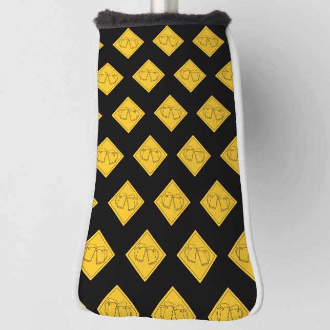 Beer Lovers Sign Golf Head Cover (Rotate 90)