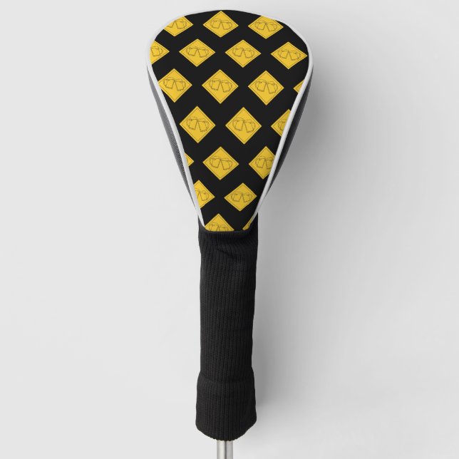 Beer Lovers Sign Golf Head Cover (Front)