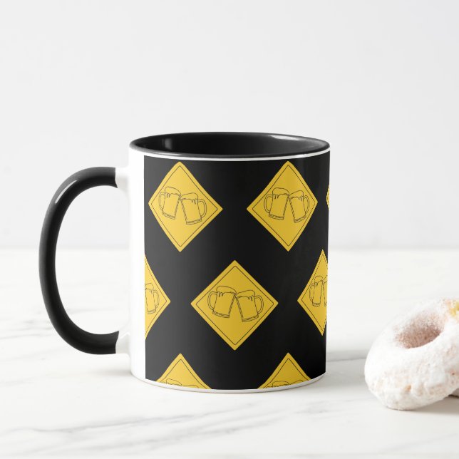 Beer Lovers Sign Mug (With Donut)
