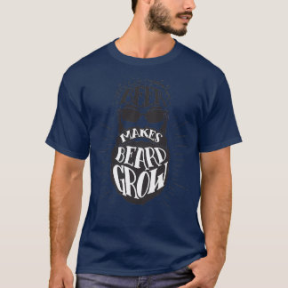 Beer Makes Beard Grow 3 T-Shirt