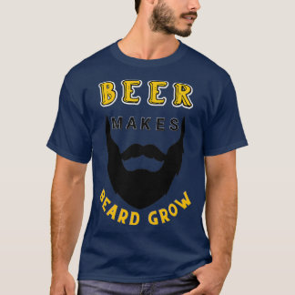 Beer Makes Beard Grow Classic TShirt