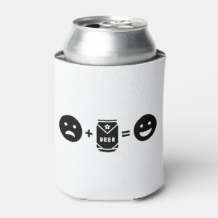 Beer Makes You Smile Can Cooler