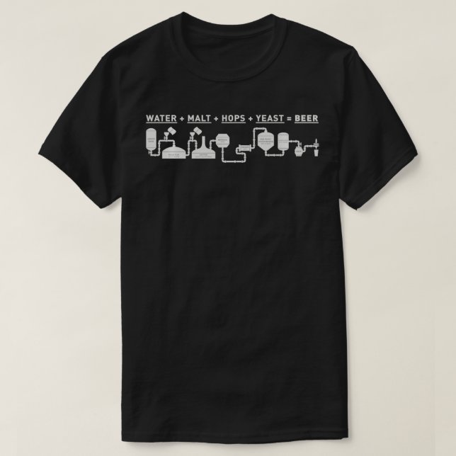 Beer Making Cycle Diagram For Homebrew Pullover  (Design Front)