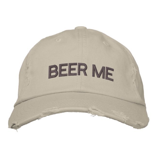 BEER ME DISTRESSED CAP (Front)
